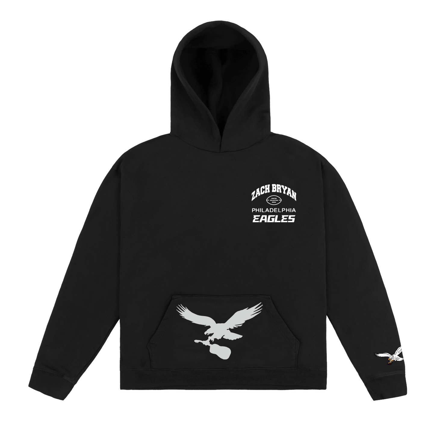 Zach Bryan x Eagles Hoodie black