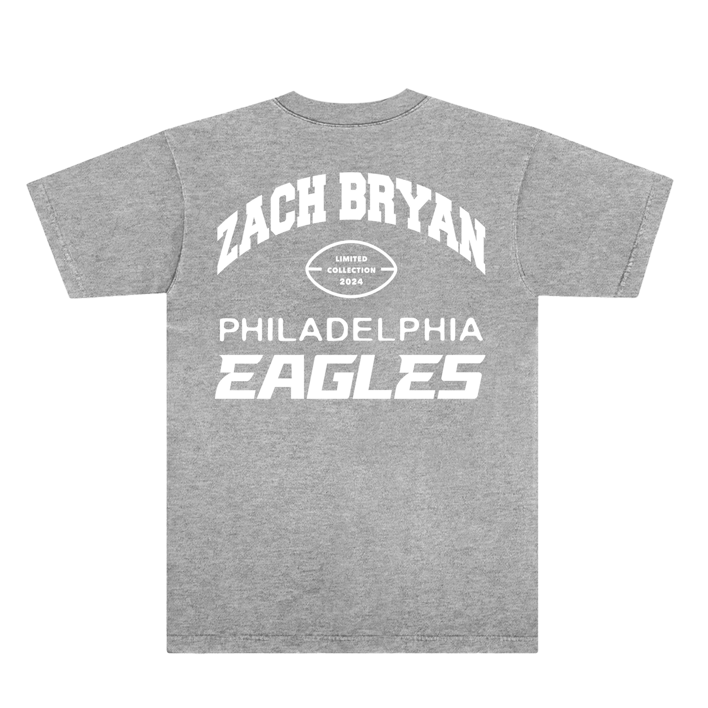 Zach Bryan x Eagles Tee Grey