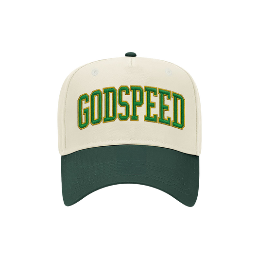 Godspeed Natural and Green Hat