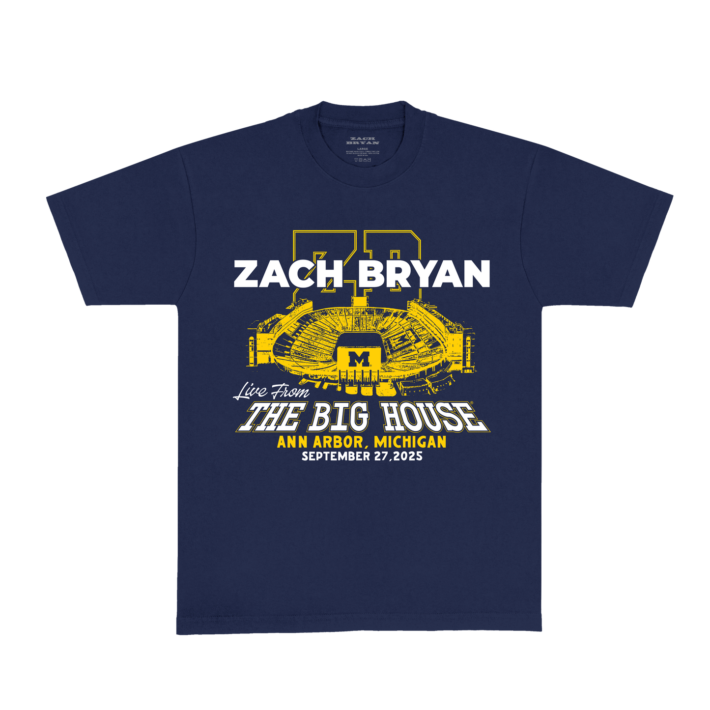 ZB Go Blue Tee - Navy