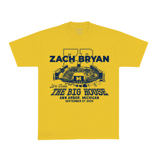ZB Go Blue Tee - Yellow