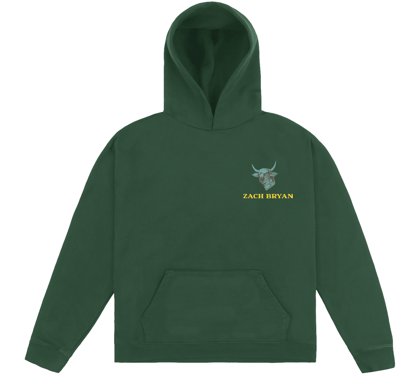Burn Burn Burn Tour Bull Hoodie Green