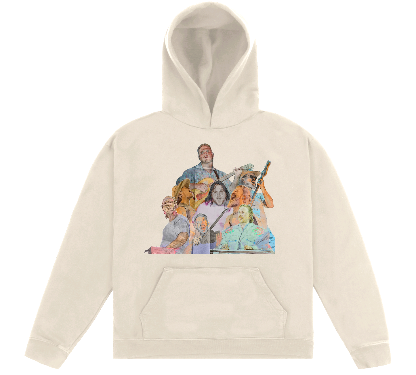 Zach Lane Bryan Cream Tour Hoodie | Official Zach Bryan – Zach