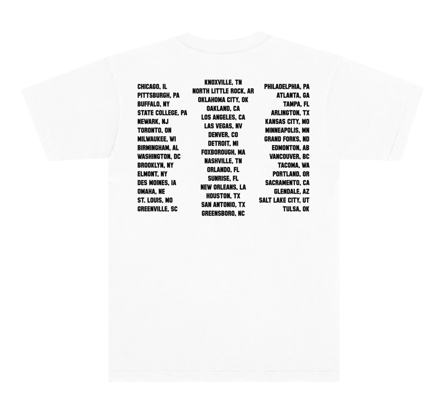 ZB Cowboy Tour White Tee