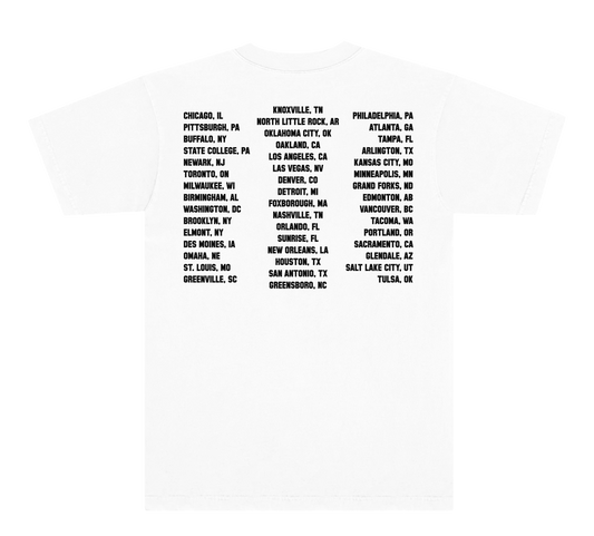ZB Cowboy Tour White Tee