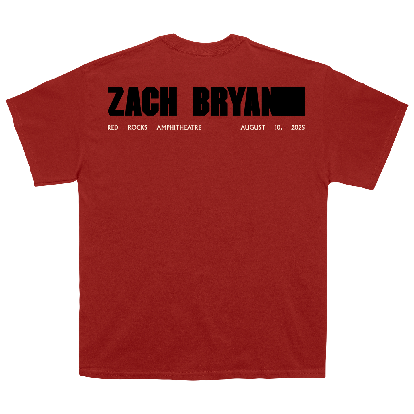 Red Rocks 2025 Red Tee