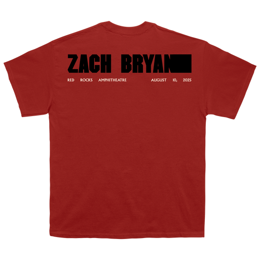 Red Rocks 2025 Red Tee