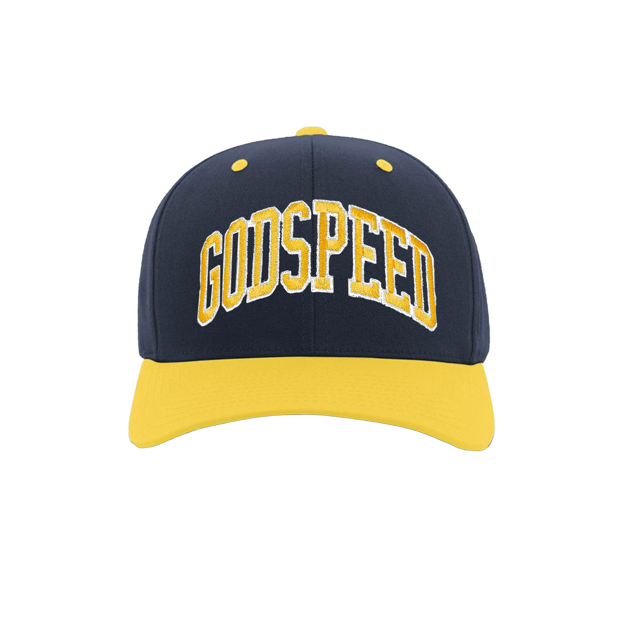 ZB Godspeed Michigan Navy and Yellow Hat – Zach Bryan Shop