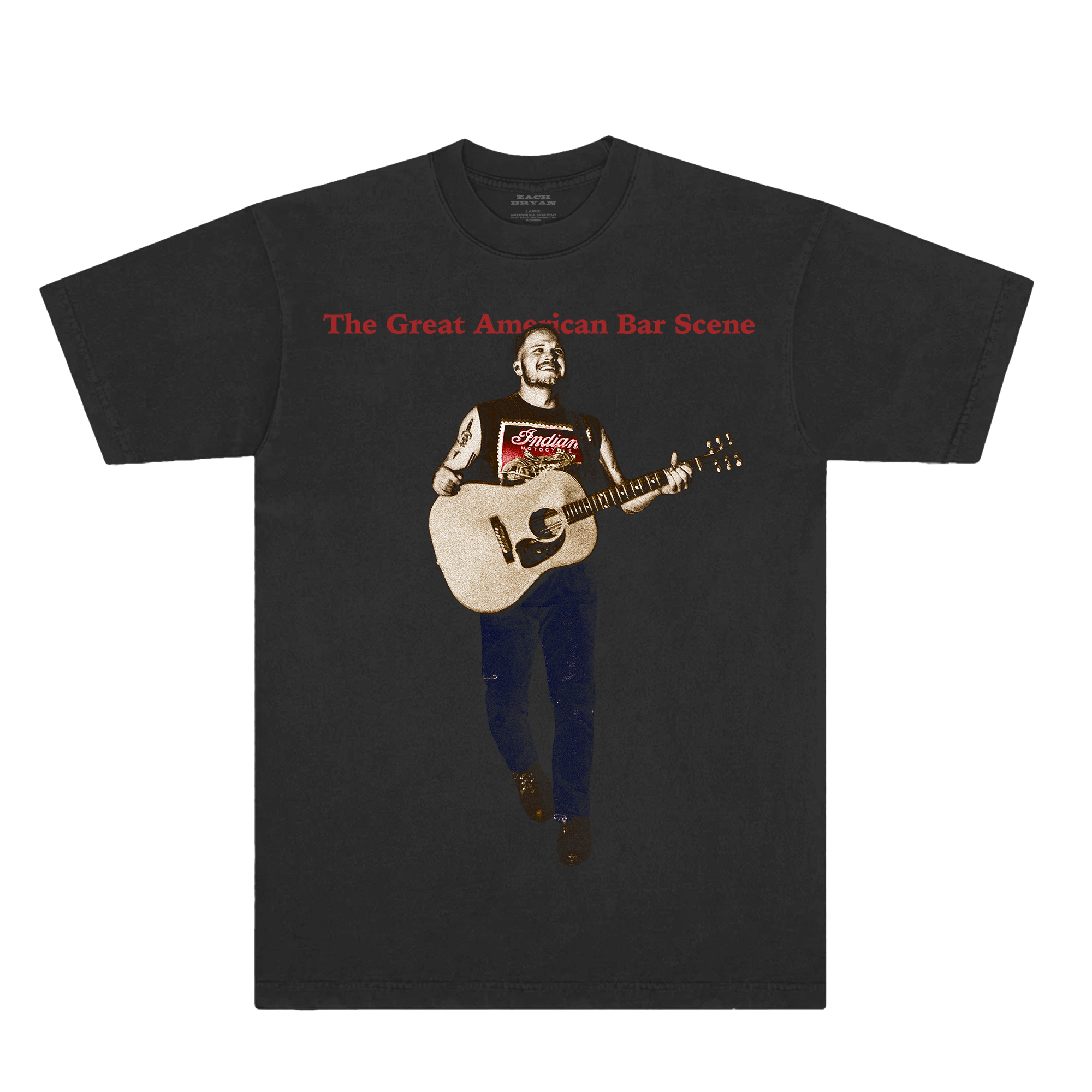Zach Bryan Guitar Moto Tee