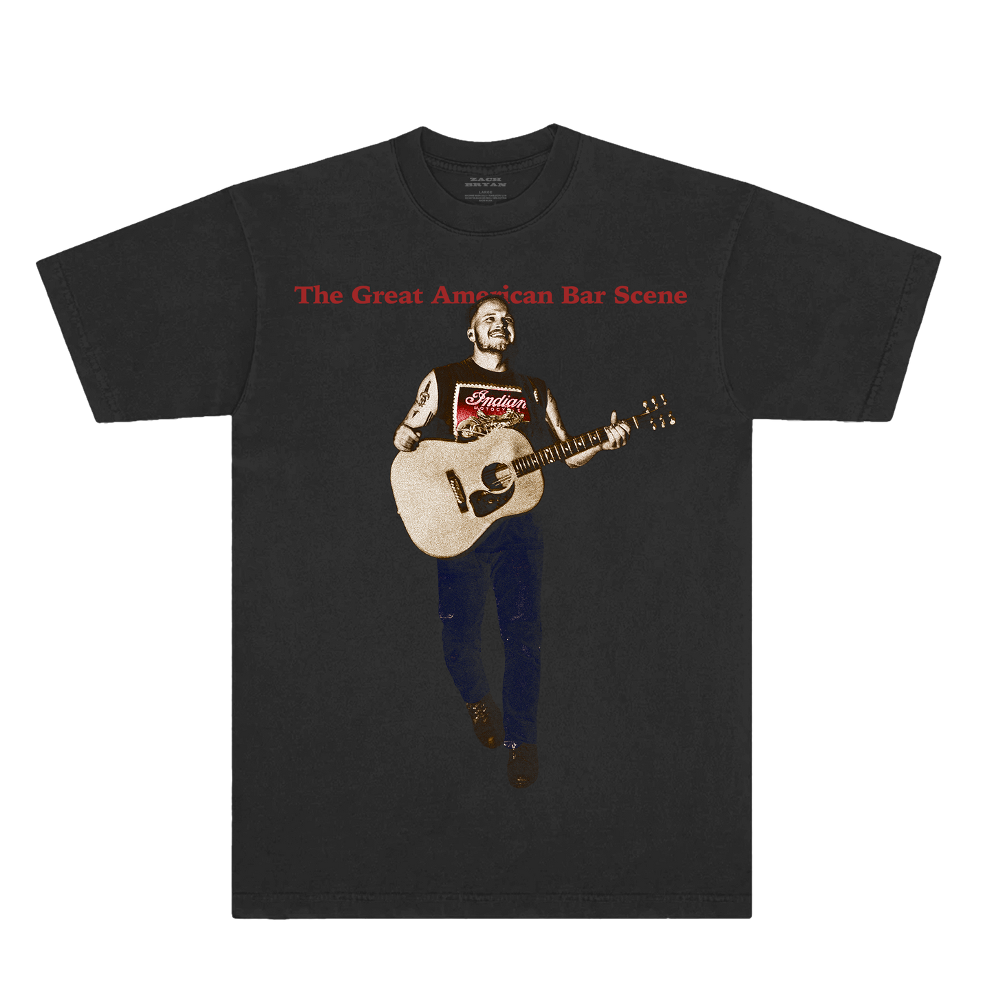 Zach Bryan Guitar Moto Tee