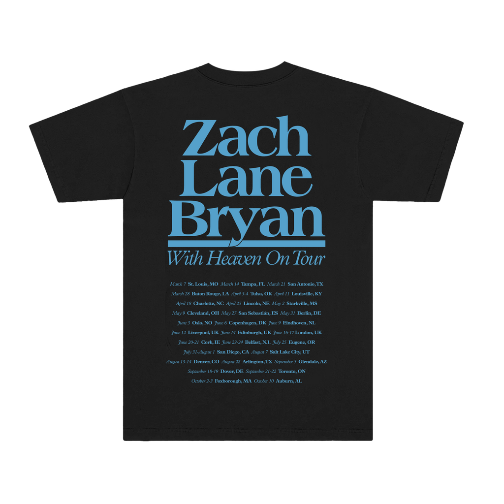 With Heaven on Top Tour Exposure Tee Blue