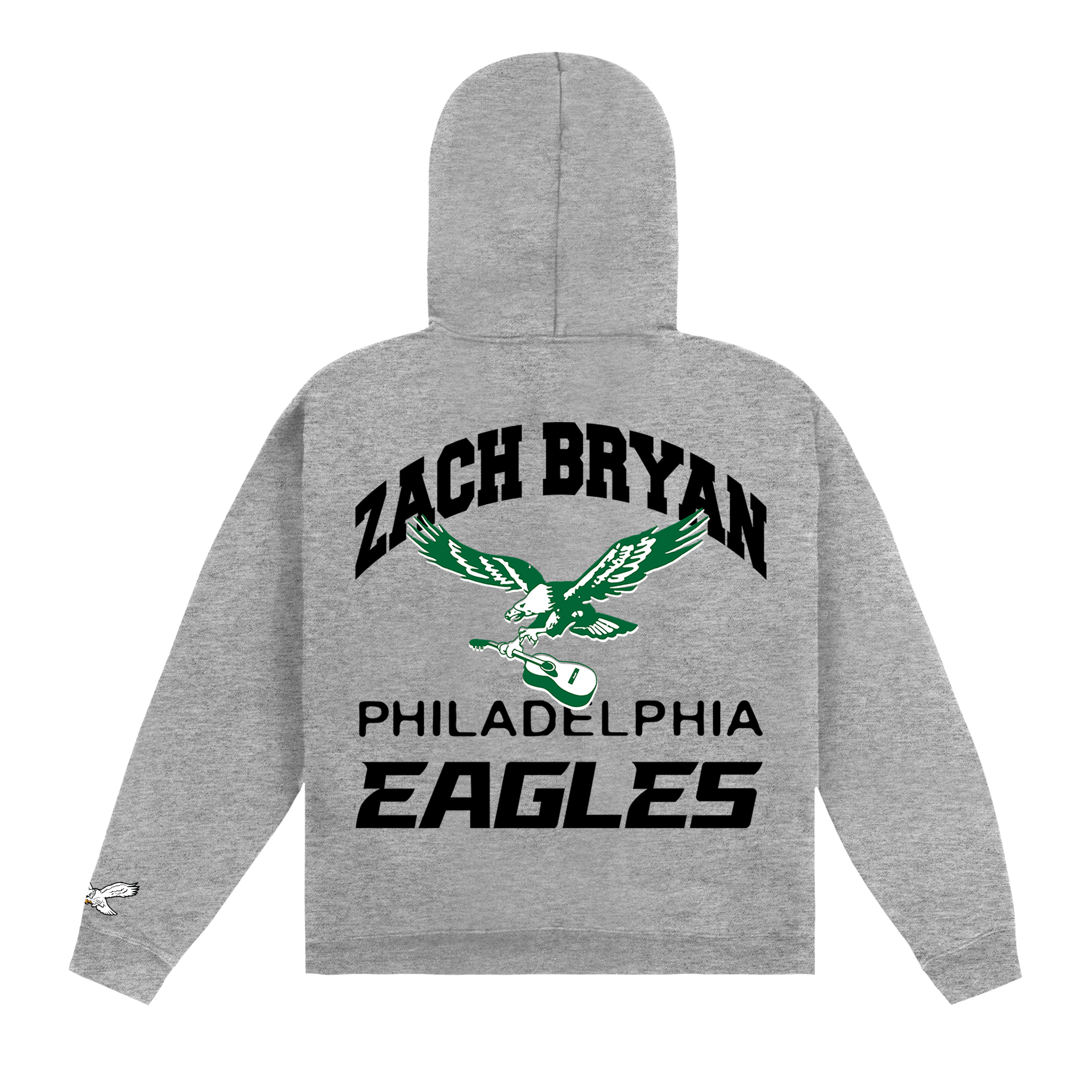 Zach Bryan x Eagles Hoodie grey