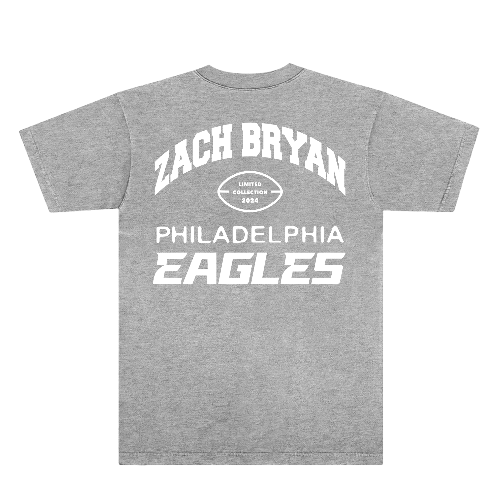 Zach Bryan x Eagles Tee Grey