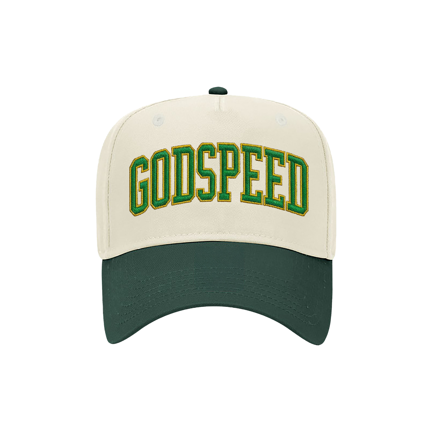 Godspeed Natural and Green Hat