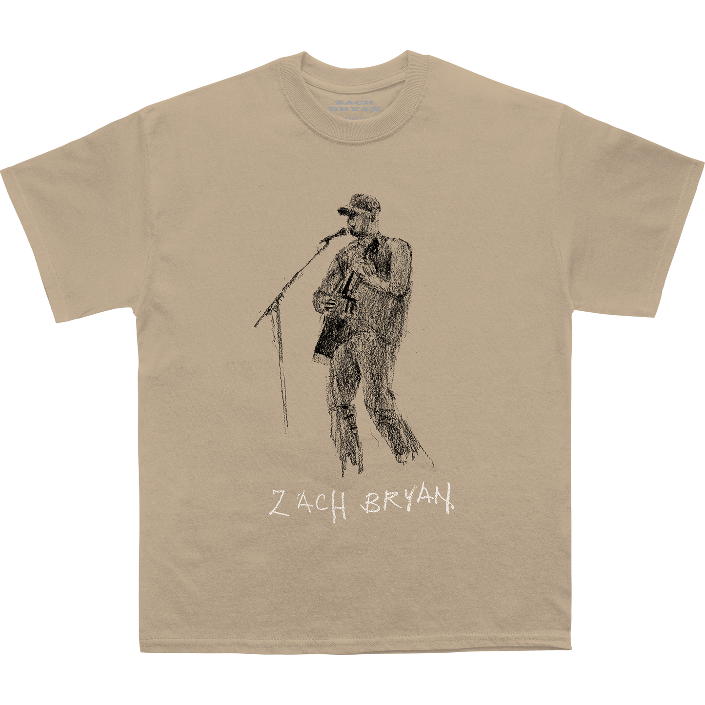 【23.65】24SS★ SKETCHING T-SHIRT ZB Sketch Tee – Zach Bryan Shop