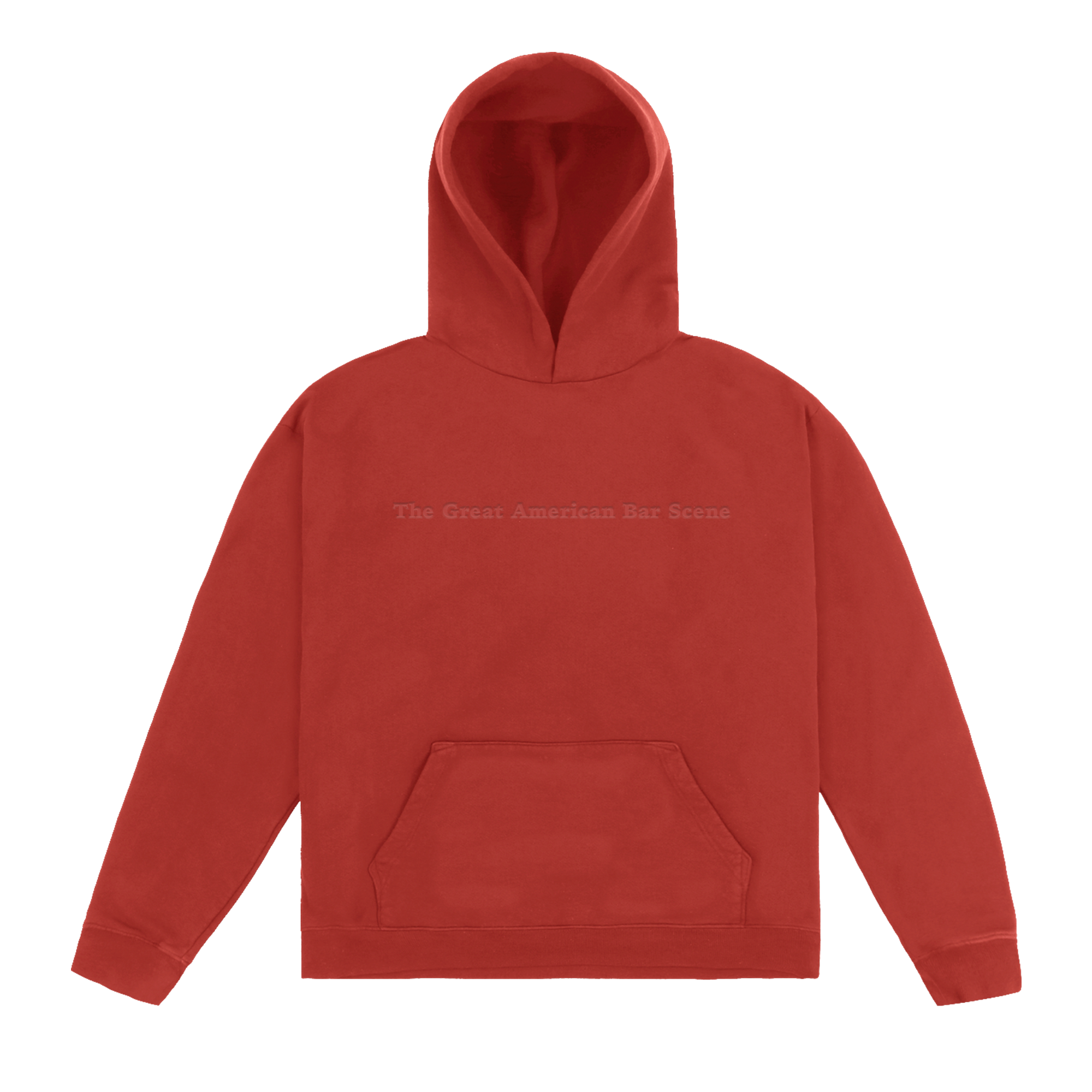 Bar Scene Rust Hoodie