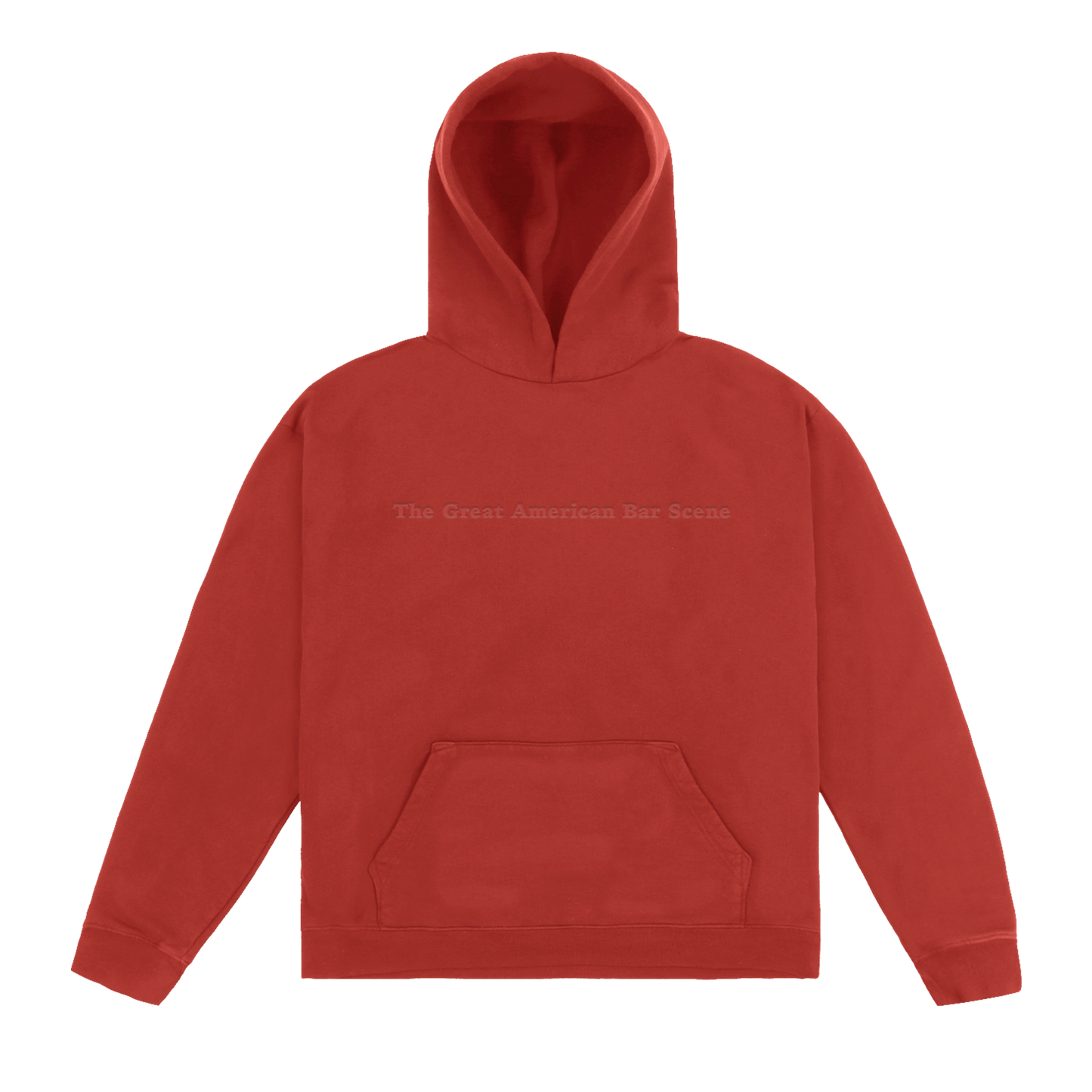 Bar Scene Rust Hoodie