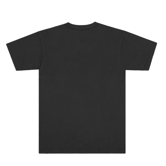 Black Guitar Script Tee