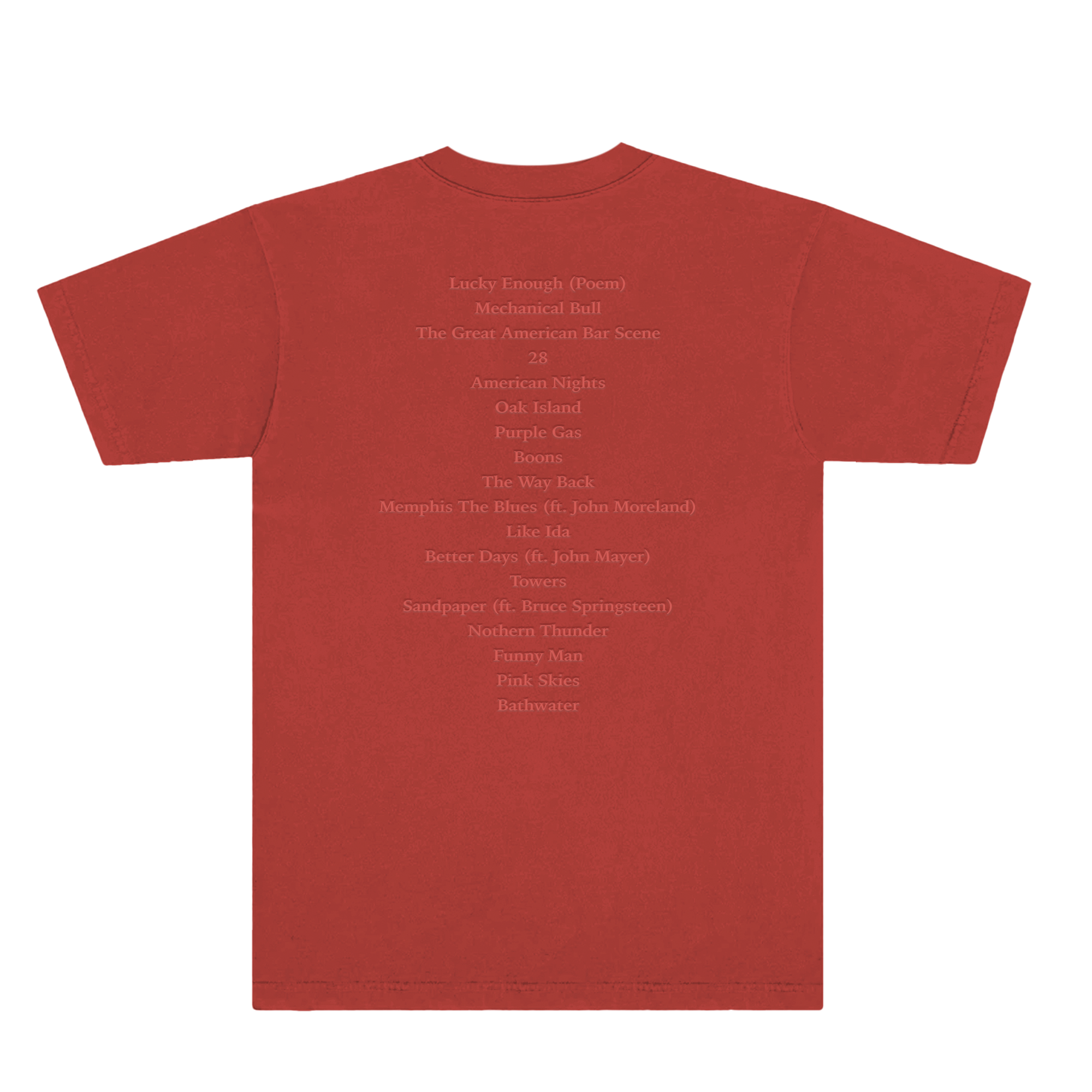 Bar Scene Rust Album Tee