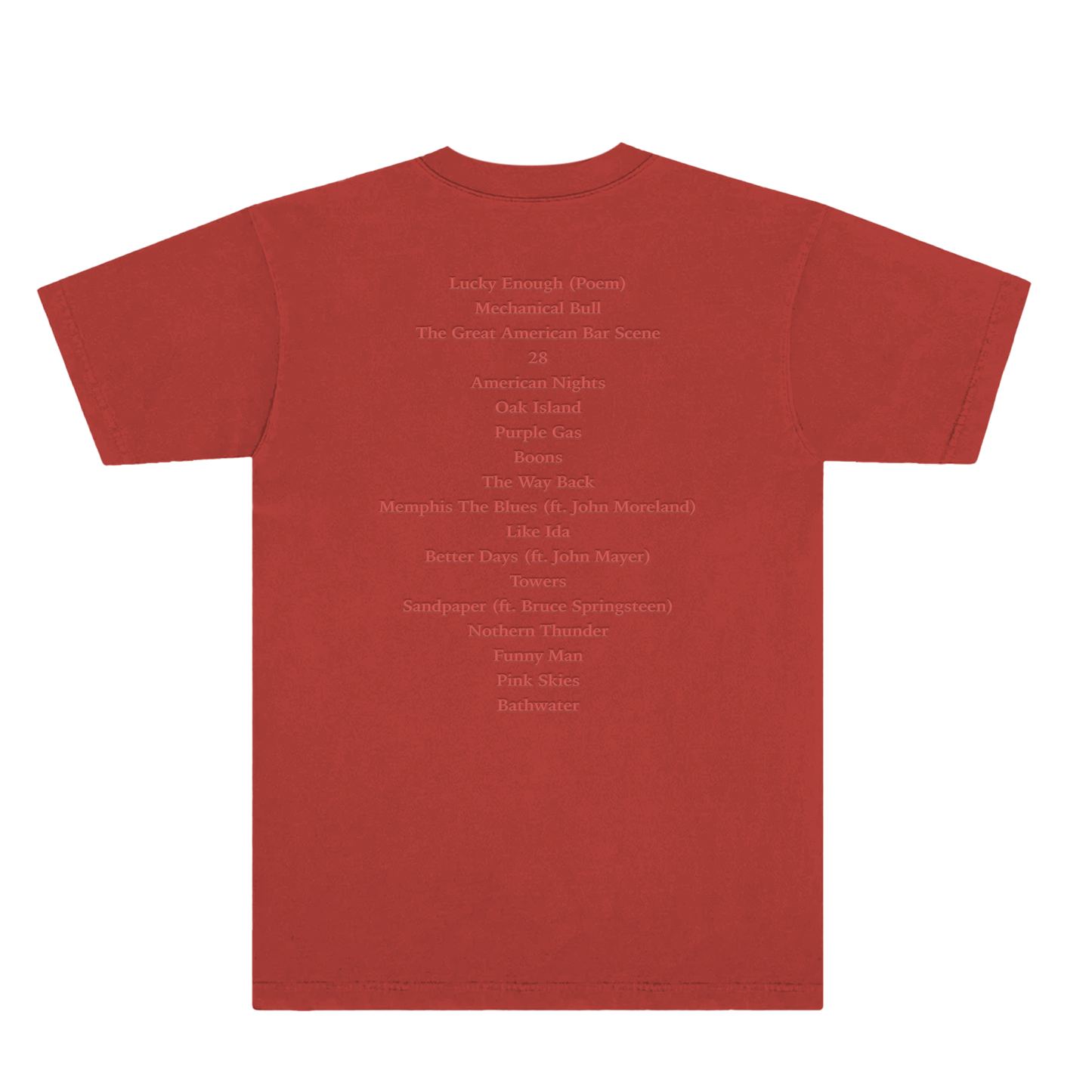 Bar Scene Rust Album Tee