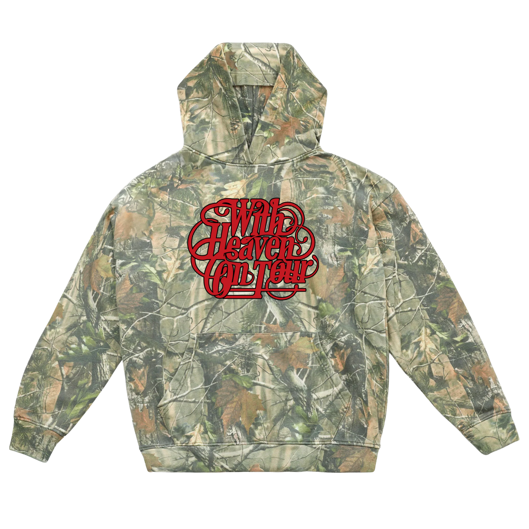With Heaven on Top Camo Tour Hoodie