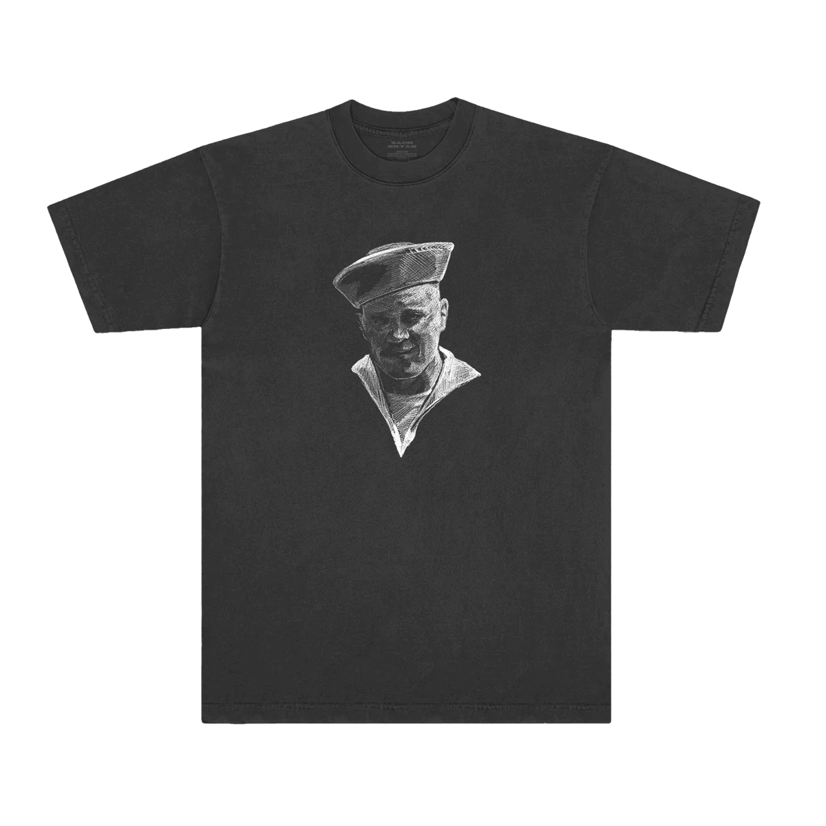With Heaven on Top Washed Black Tour Tee