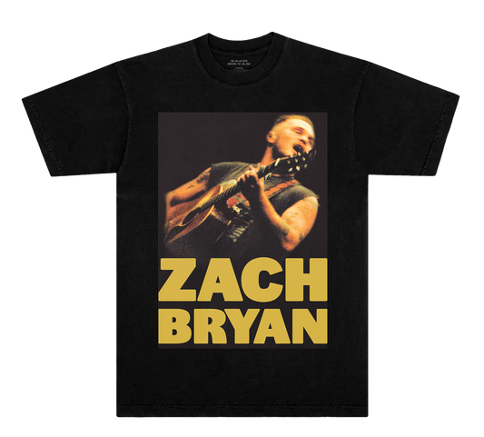 ZB Guitar Washed Black Tee