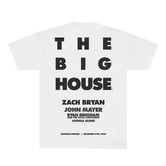 ZB Big House Tee - White