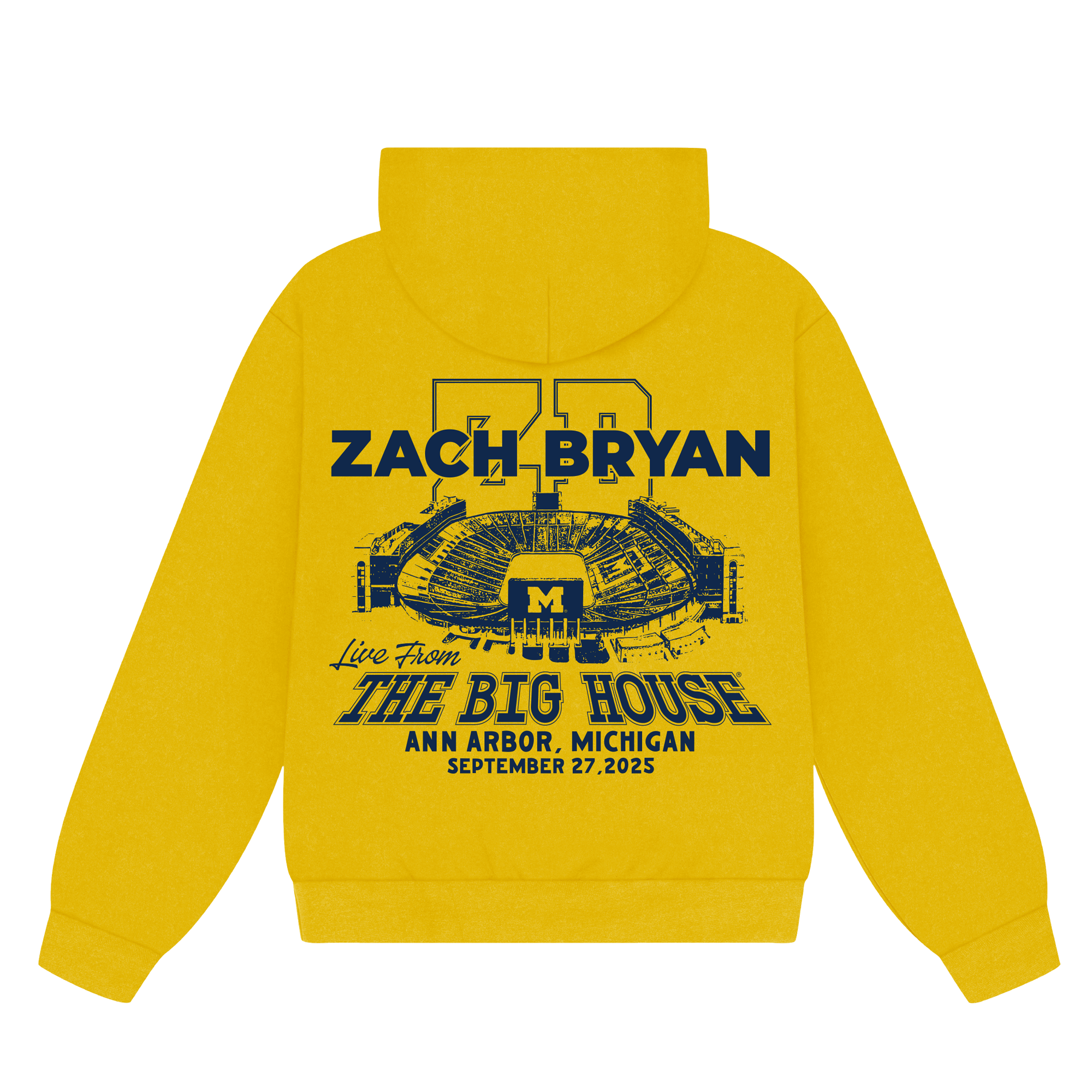 ZB Go Blue Hoodie - Yellow