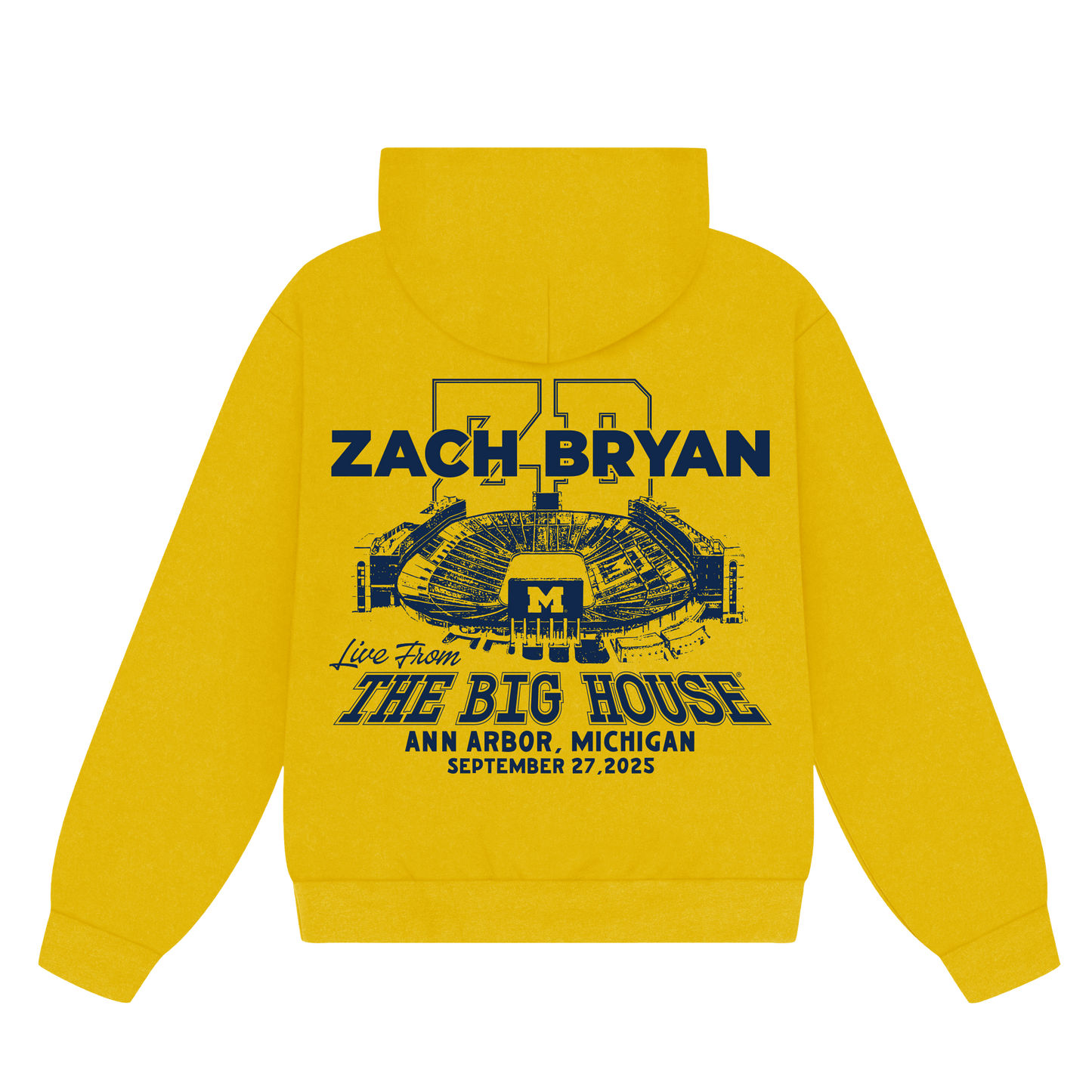 ZB Go Blue Hoodie - Yellow