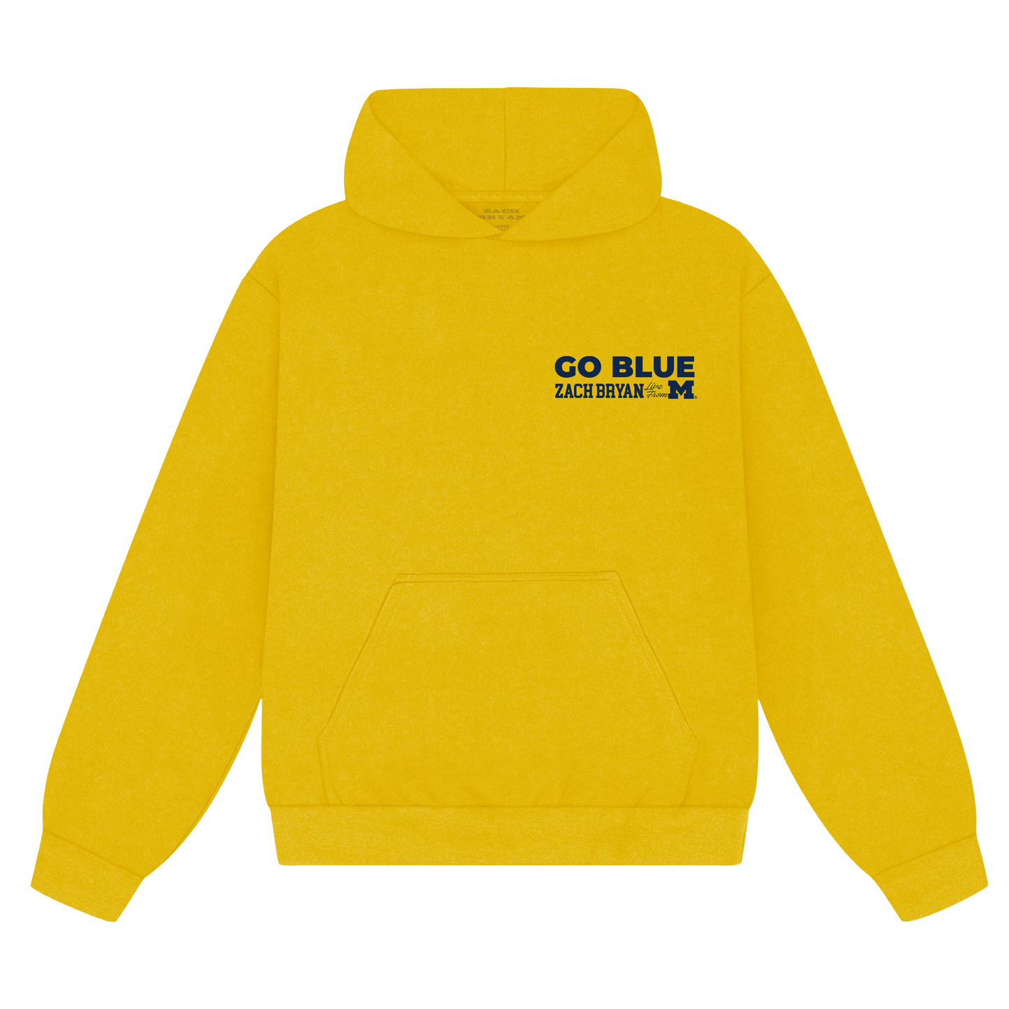 ZB Go Blue Hoodie - Yellow