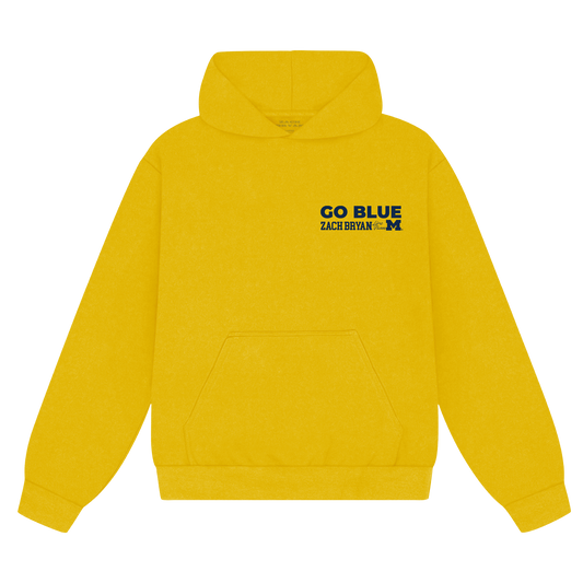 ZB Go Blue Hoodie - Yellow