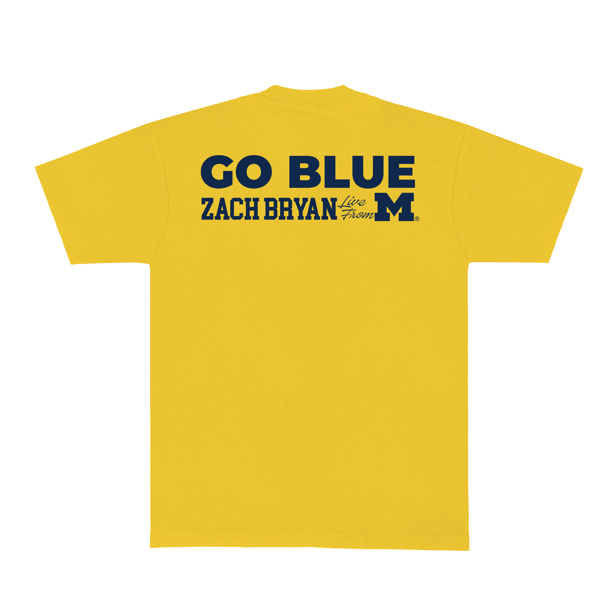 ZB Go Blue Tee - Yellow