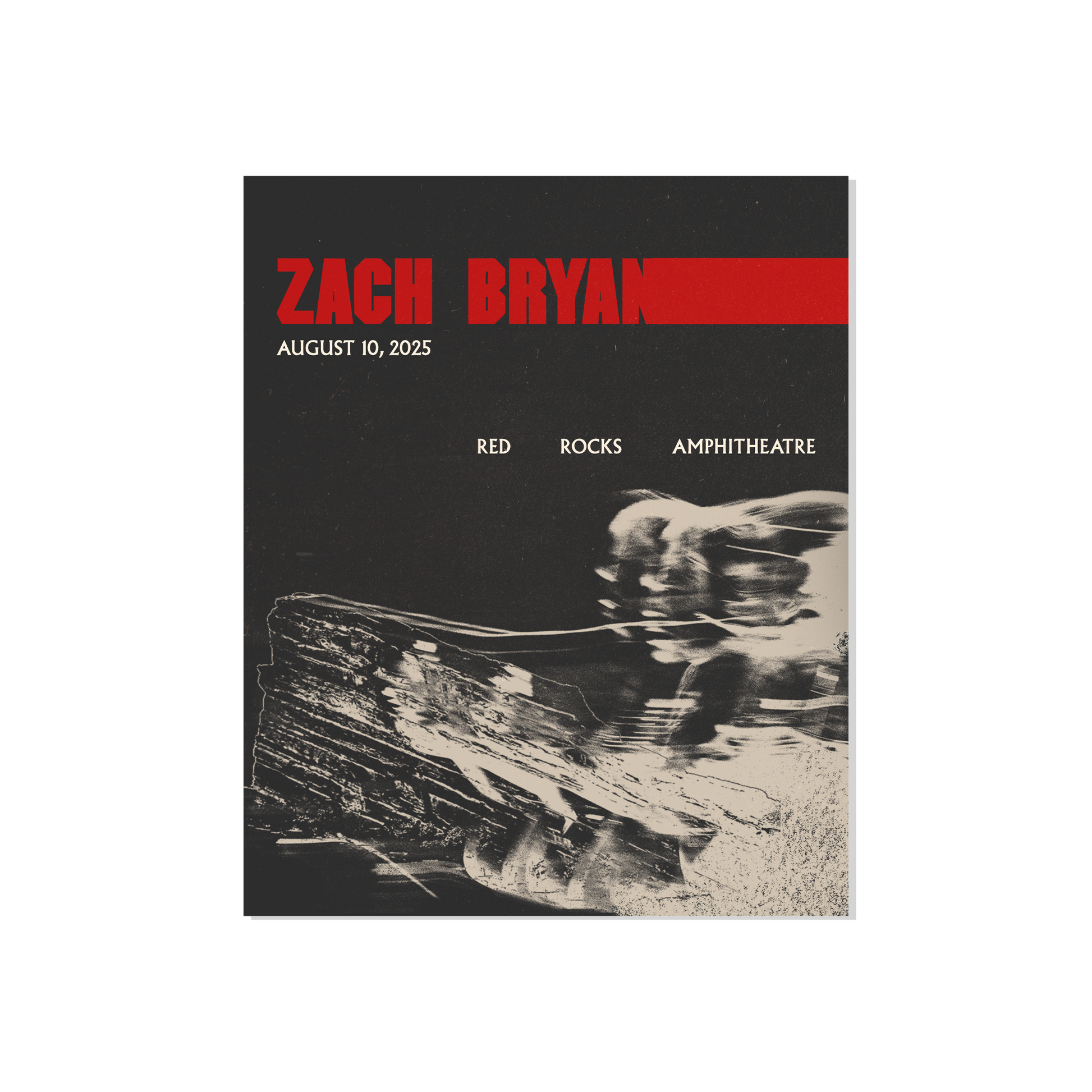 ZB Red Rocks Poster – Zach Bryan Shop
