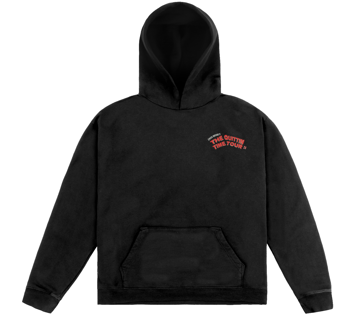 ZB Tour Washed Black Hoodie – Zach Bryan Shop