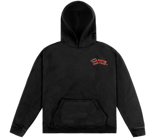 ZB Tour Washed Black Hoodie – Zach Bryan Shop