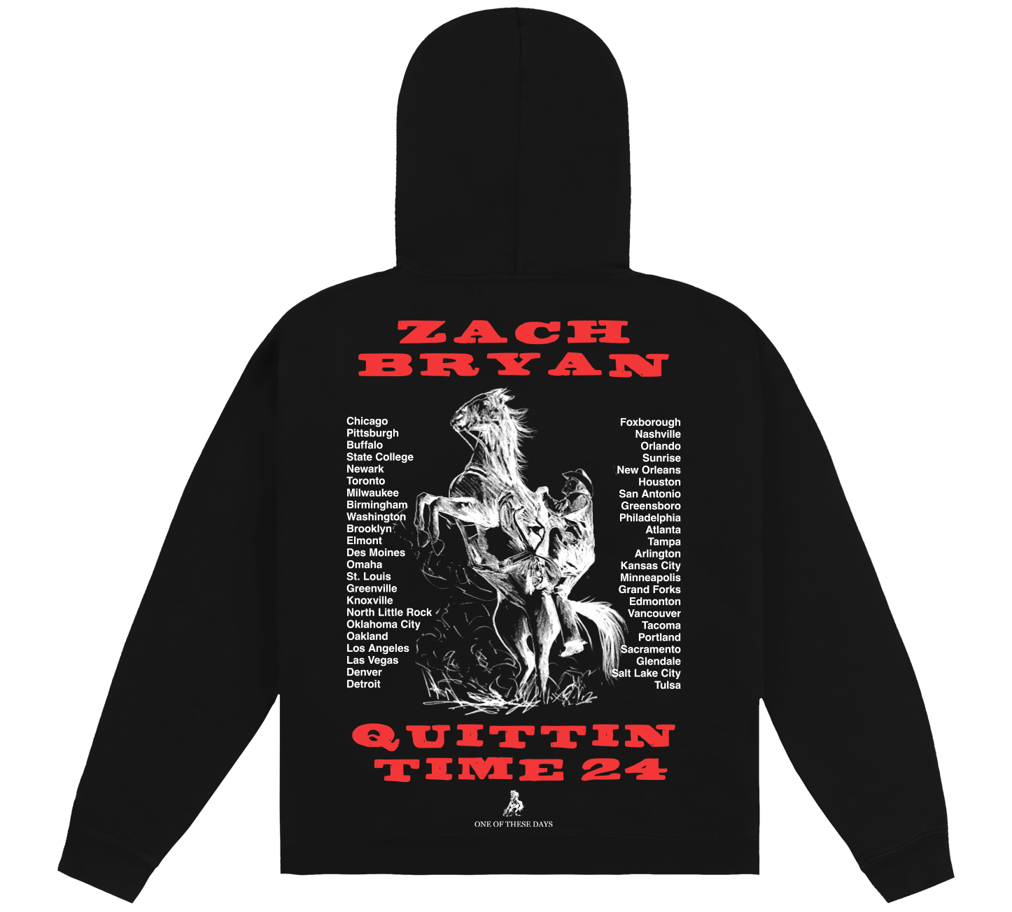 One of These Days x Zach Bryan Hoodie