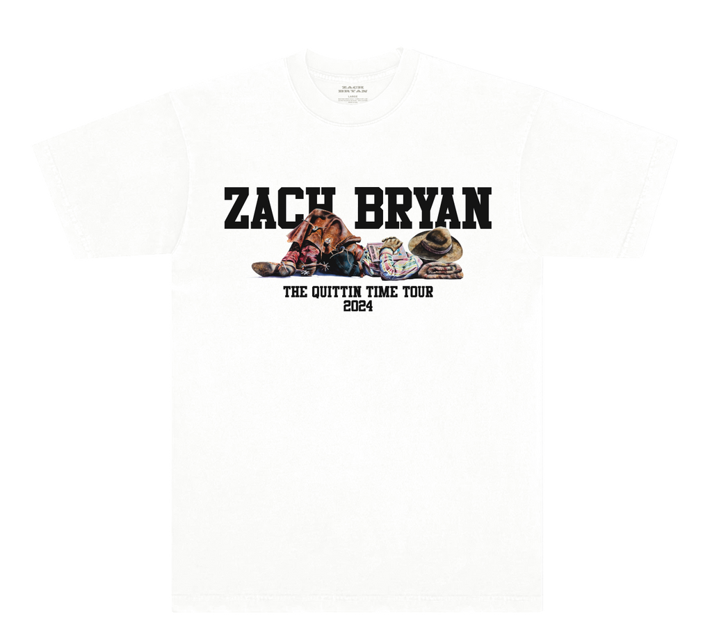 ZB Cowboy Tour White Tee