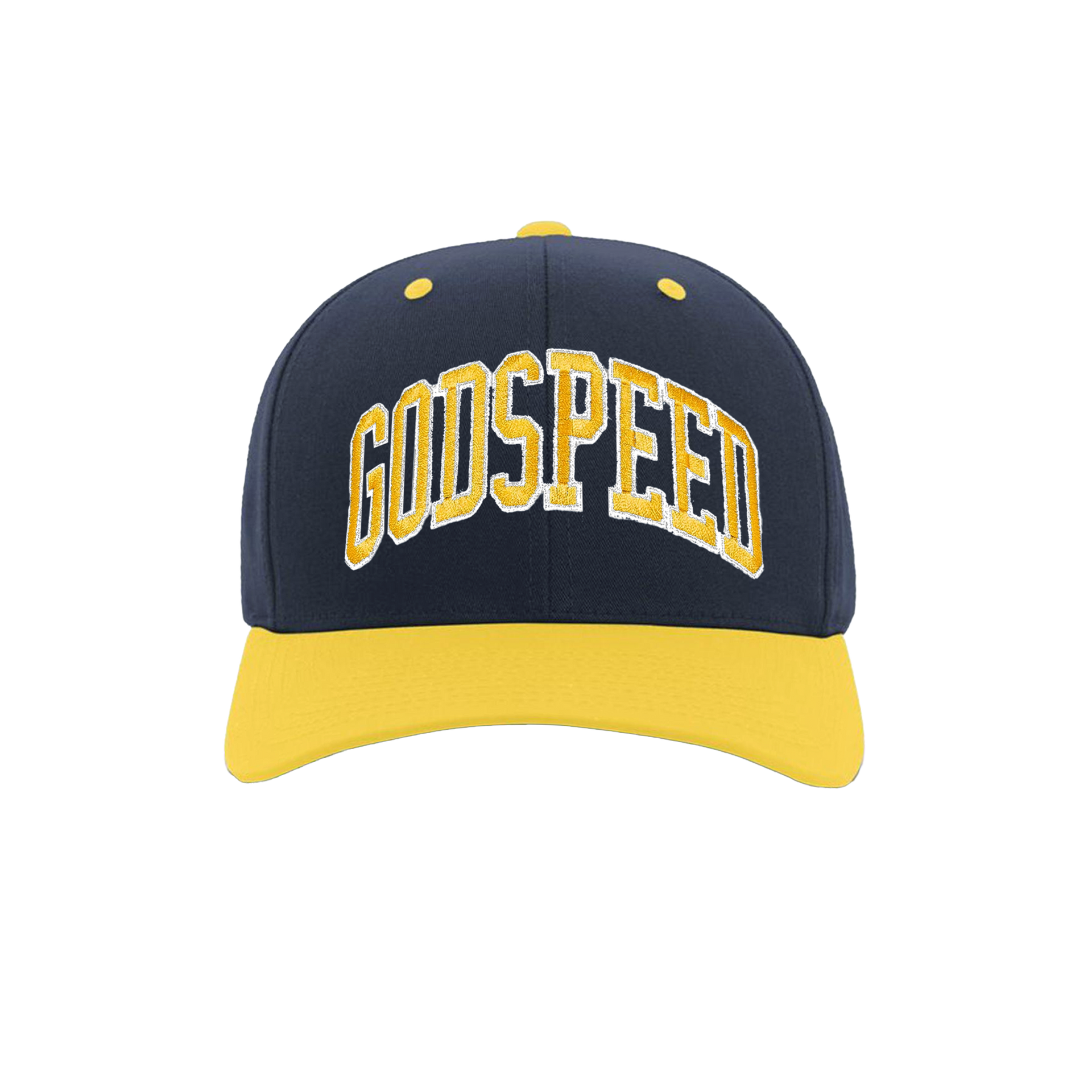 ZB Godspeed Michigan Navy and Yellow Hat – Zach Bryan Shop